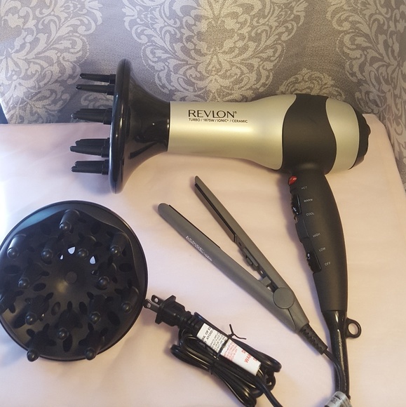 Revlon Other - Revlon Turbo 1875W & Aspire Wet Mini Straightner